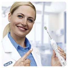 Oral-B Floss Action head in use showing oscillate and rotate motion
