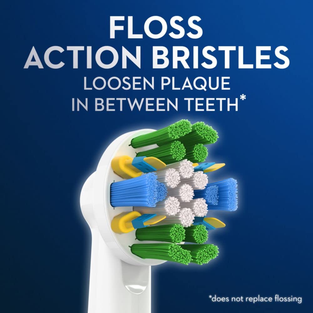 Close-up of FlossAction bristles