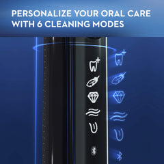 Travel case for Oral-B GENIUS X 10000 black with smartphone charging
