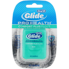 Floss gliding between teeth highlighting comfort and durability