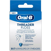 Oral-B Glide Threader Floss Pack of 4 – display of the product
