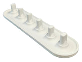 Electric toothbrush head holder for Oral-B – fits 2 to 6 heads, compact 3D-printed organizer