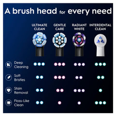 Black color variant of Oral-B iO Ultimate Clean heads