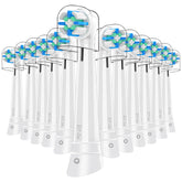 12-pack Oral-B iO replacement heads in white, front view