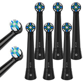 8-pack IO replacement heads for Oral-B iO in black - product image 1