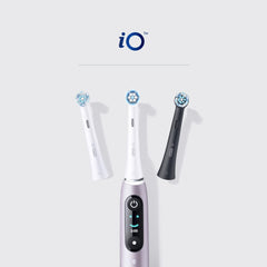 Oral-B iO Gentle Care replacement heads in use