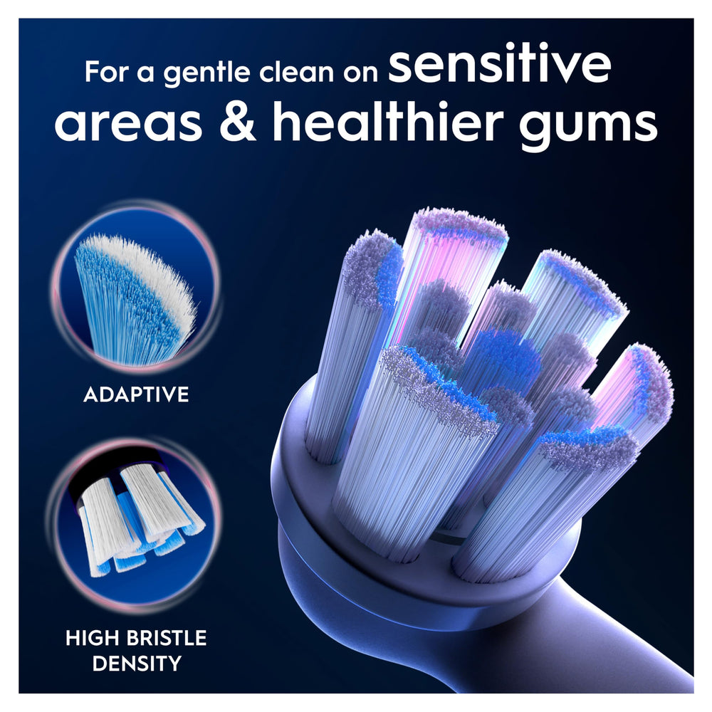 Close-up of bristles showing softness and cushioning outer ring