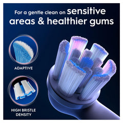 Close-up of bristles showing softness and cushioning outer ring