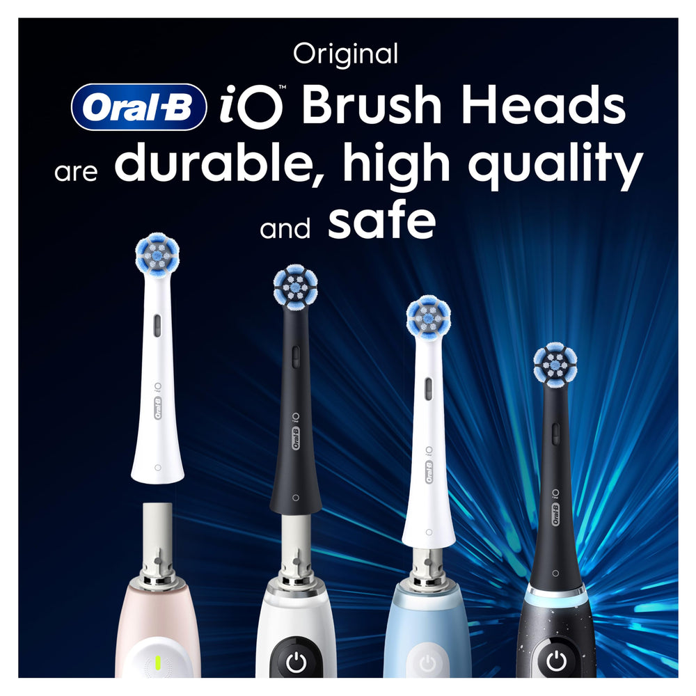 iO compatible brush heads designed for Oral-B iO toothbrushes