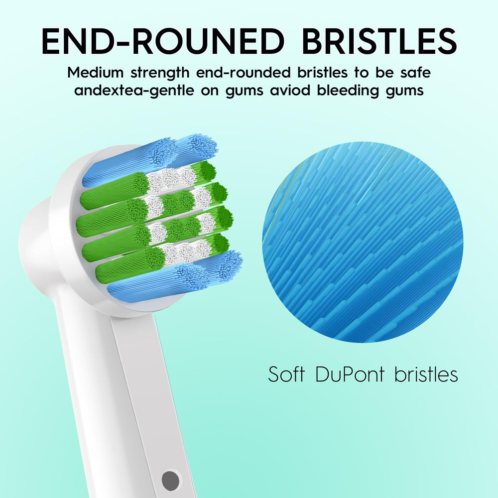 Oral-B iO replacement heads fit securely on the handle (8pcs)