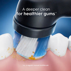 Pro-inspired design of Oral-B iO brush head in black – image 5