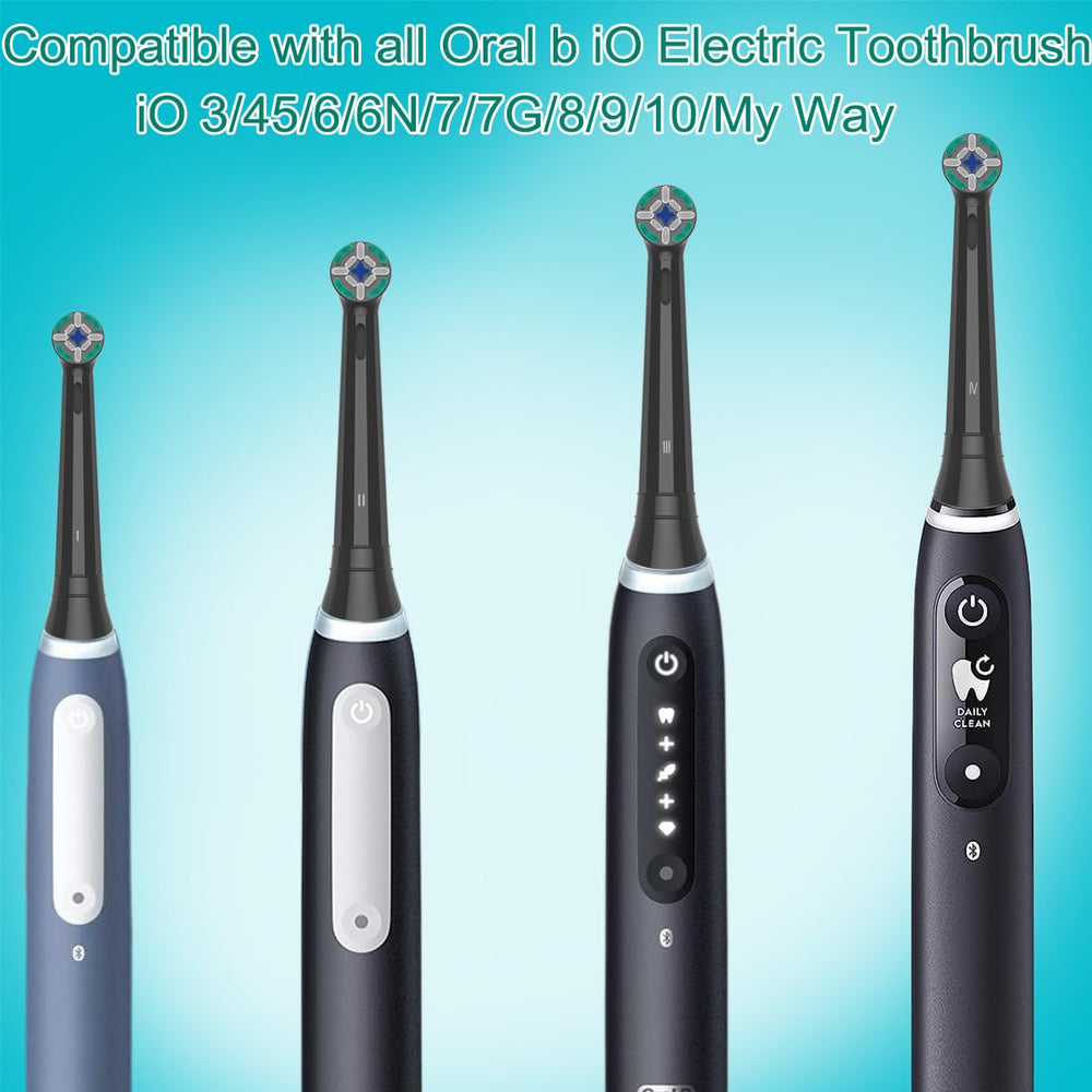 Soft bristle replacement head compatible with Oral-B iO