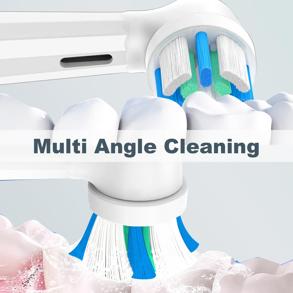 Rotating power head design for thorough cleaning