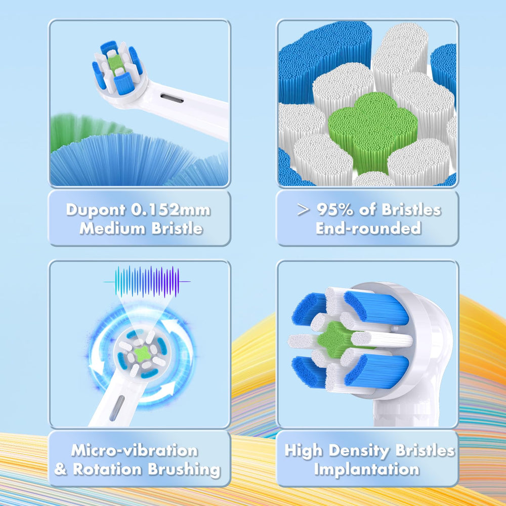Twisted and angled bristles for deeper plaque removal