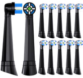 Replacement toothbrush heads for Oral-B iO 3-10 Series, Black, Medium
