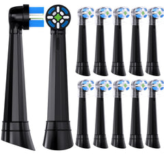 Replacement toothbrush heads for Oral-B iO 3-10 Series, Black, Medium