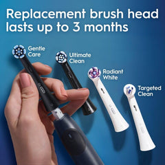 Package contents of Oral-B iO Series 2 Night Black Starter Kit