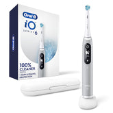 Oral-B iO Series 6 toothbrush in Grey Opal, front view