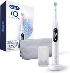 Oral-B iO Series 7G electric toothbrush in White Alabaster