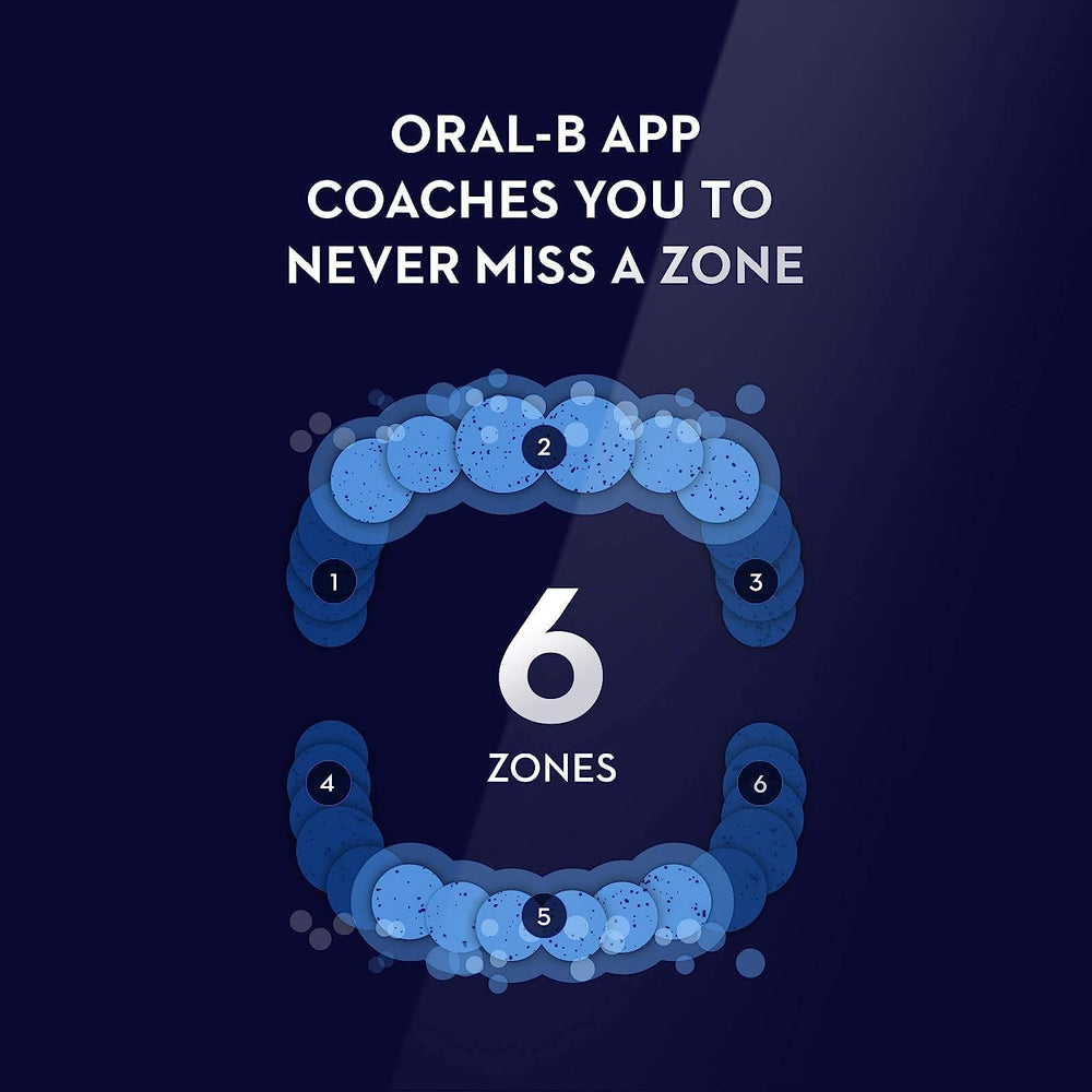 Oral-B iO8 six cleaning modes display