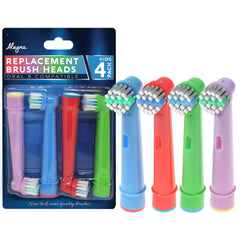 Oral-B compatible kids toothbrush heads in colorful assortment