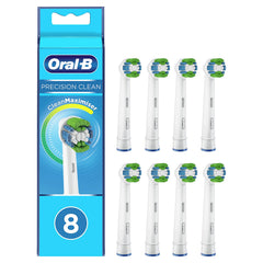 Oral-B Precision Clean brush heads 8-pack in mailbox packaging