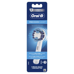 Oral-B Precision Clean replacement brush head close-up