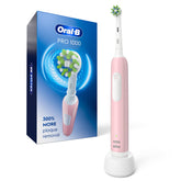 Oral-B Pro 1000 Pink toothbrush product front view
