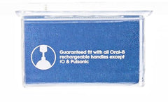 Black Oral-B Pro Cross Action toothbrush head design detail
