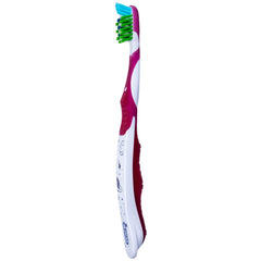 Oral-B Pro-Health Junior CrossAction Galaxy toothbrush green color – angled view