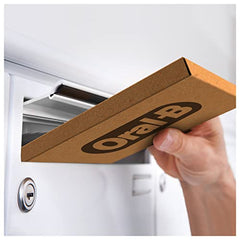 Recyclable letterbox packaging for the set