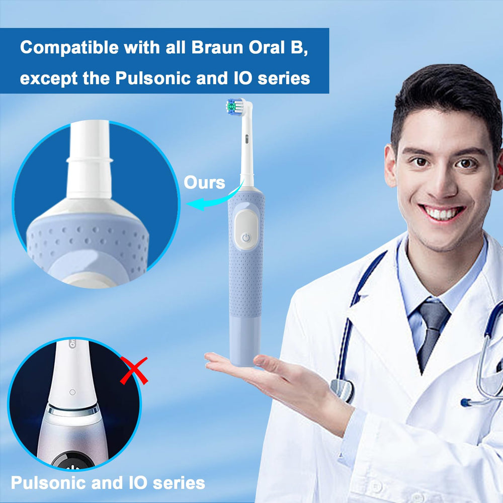 Soft bristle Oral-B replacement head in black for Pro series