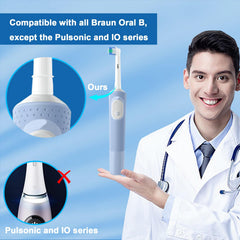 Soft bristle Oral-B replacement head in black for Pro series