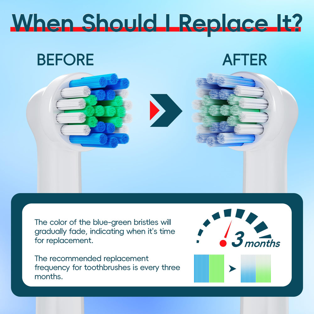 Bulk pack of Oral-B replacement heads for home use