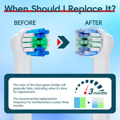 Bulk pack of Oral-B replacement heads for home use