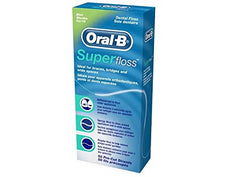 Regular floss section for removing plaque under the gumline