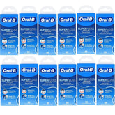 Oral-B Super Floss pre-cut mint strands with threaders – image 1
