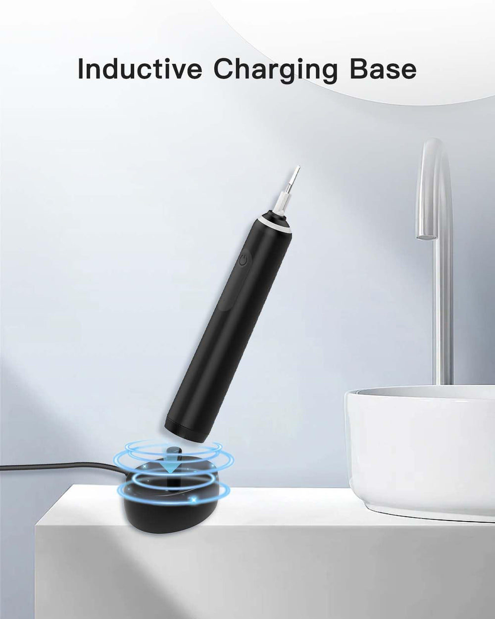 Portable travel-friendly Oral-B USB charger in black