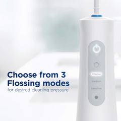 Three flossing modes: Multi-Jet, Focused, Rotational