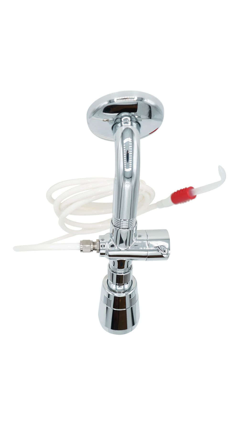 Teeth cleaning around braces with ShowerBreeze