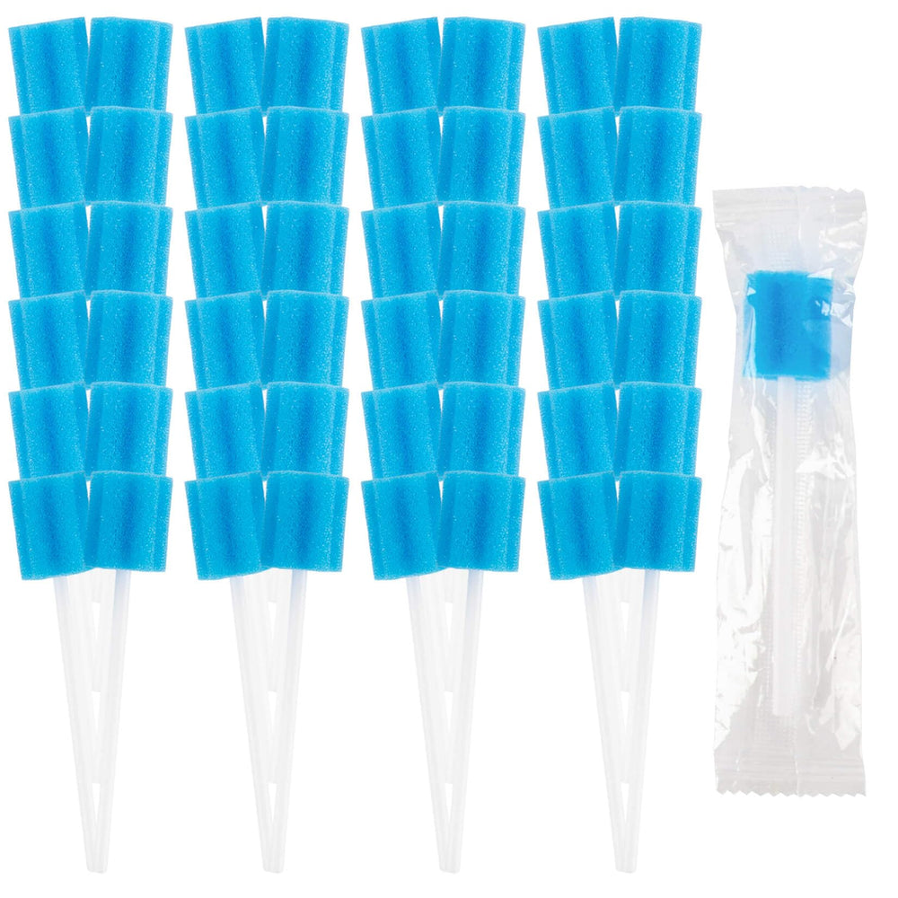 100-pack disposable oral cleaner swabs