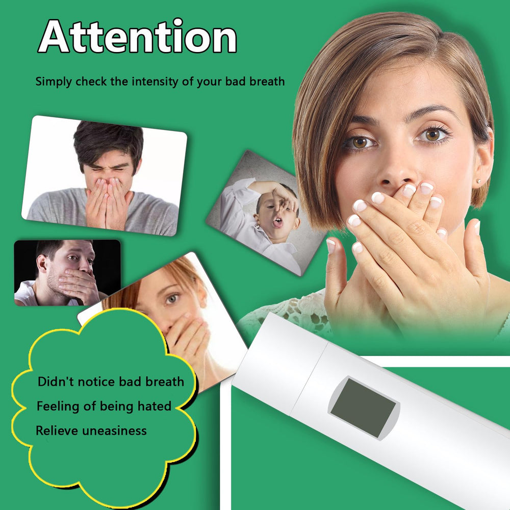 Side view of portable breath detector