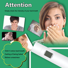 Side view of portable breath detector