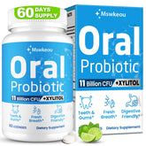 Product image showing oral probiotics lozenges with 11B CFU for bad breath