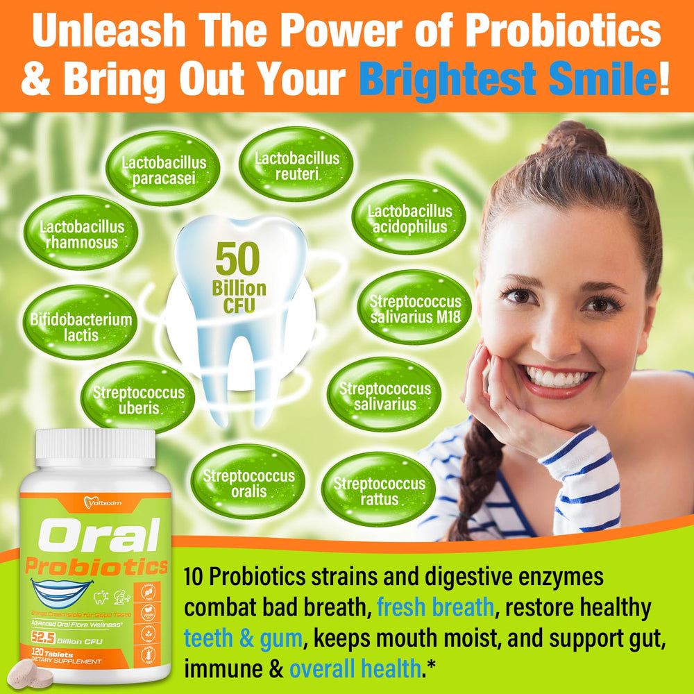 Teeth whitening and gum health support visual
