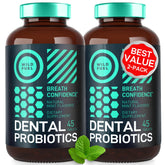 Chewable oral probiotic tablets for bad breath