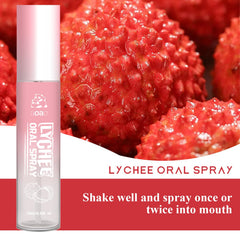 Minty spray mist being released