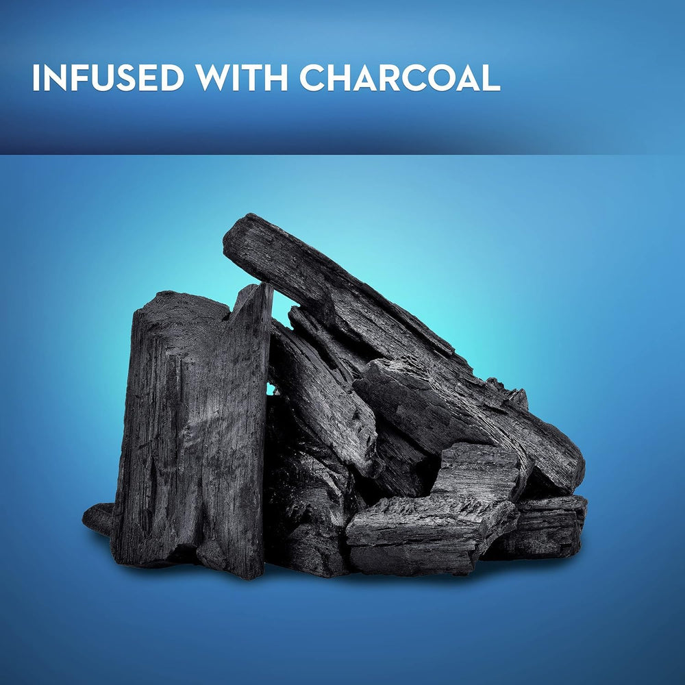 Opened pack of Oral-B Charcoal Infused Mint Floss Picks