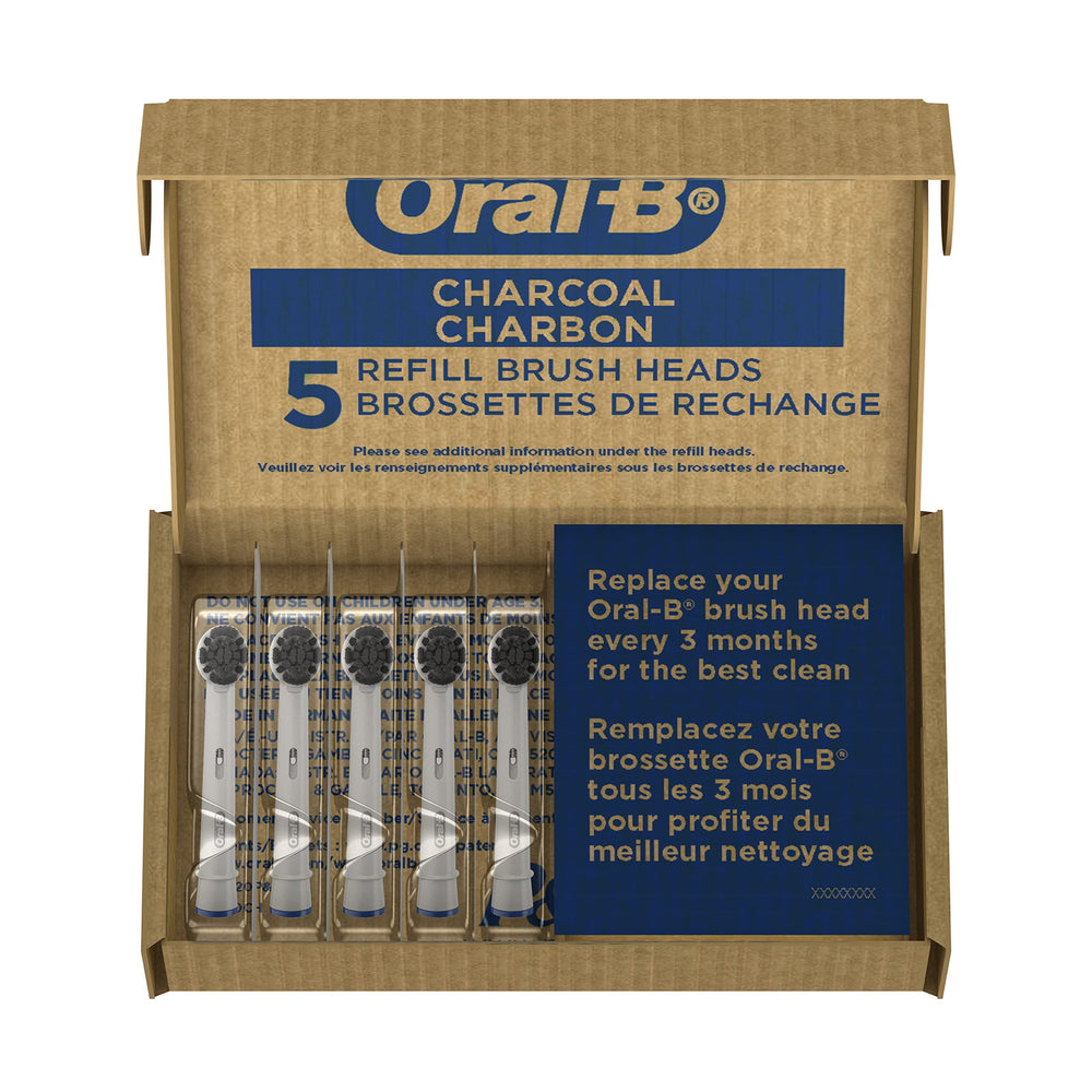 End-rounded bristles detail on replacement head