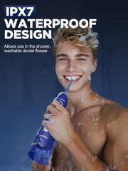 Travel-ready dental flosser portable design with tips